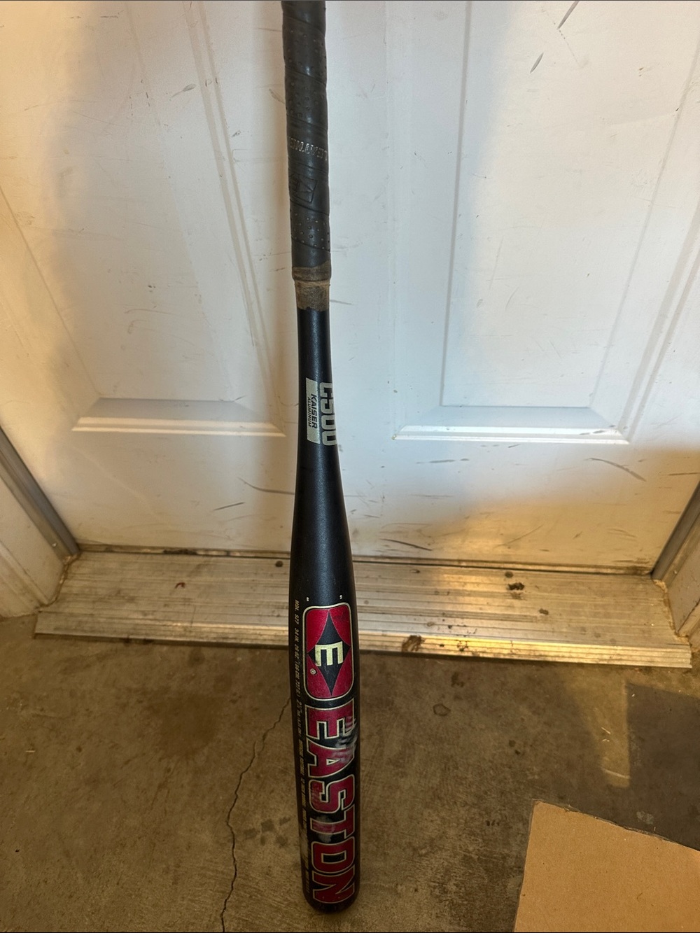 Easton Black and Red Baseball Bat - Youth/C500